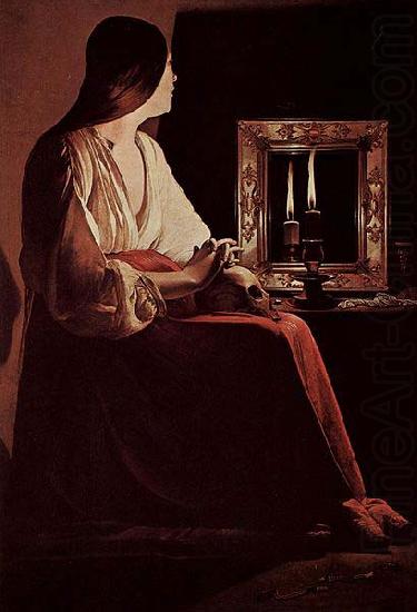 The Penitent Magdalene, Metropolitan, Georges de La Tour